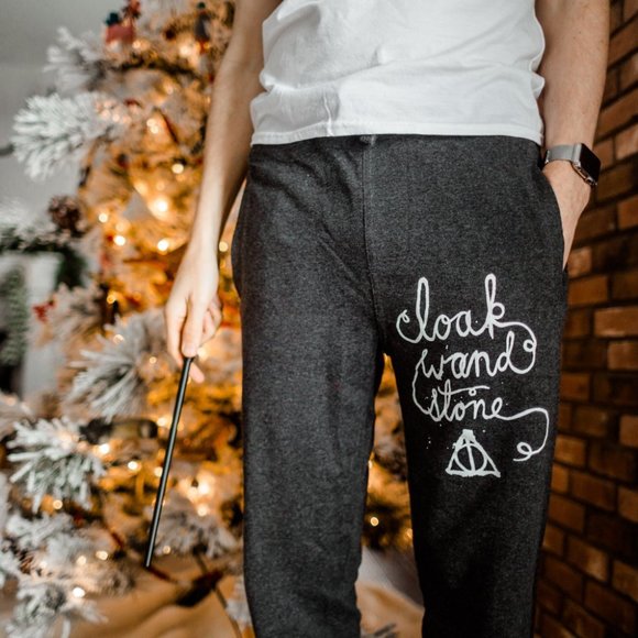 BoxLunch Other - BoxLunch Harry Potter Gray Jogger Sweatpants
